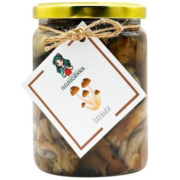 Polisianka Marinated Honey Mushrooms 360g - buy, prices for NOVUS - photo 3