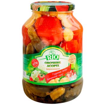 Овочеве асорті RIO помідор, огірок, патисон / 1л - buy, prices for Torba - photo 1