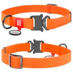 Нашийник для собак COLLAR WOUDOG Водостійкий L - помаранчевий