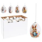 Egg with Rabbit Easter Pendant Decoration 70x100mm