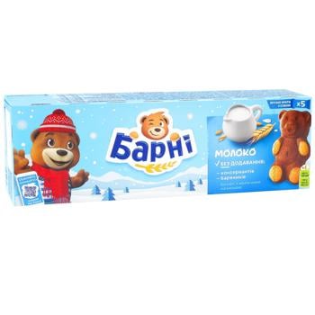 Тістечко Ведмедик Барні бісквітне з молочною начинкою 150г - купити, ціни на ЕКО Маркет - фото 2