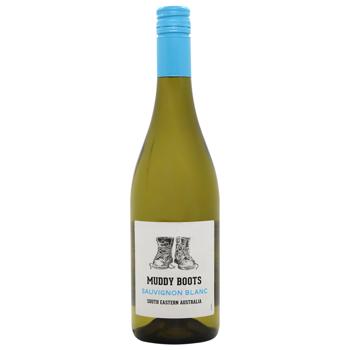 Вино Muddy Boots Sauvignon Blanc белое сухое 12,5% 0,75л - купить, цены на МегаМаркет - фото 1