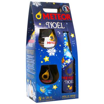 Meteor Noel Beer 5.8% 0.65l + 2 Glasses - buy, prices for WINETIME - photo 3