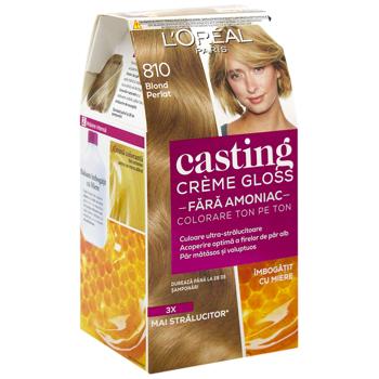 L'oreal Paris Casting Creme Gloss 810 Pearl Blond Hair Dye - buy, prices for COSMOS - photo 2