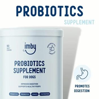Добавка харчова для собак Imby Probiotics Supplement з пробіотиком для травлення 270г - купити, ціни на MasterZoo - фото 4