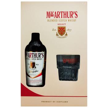Віскі MacArthur's 40% 0,7л + склянка - купити, ціни на - фото 2