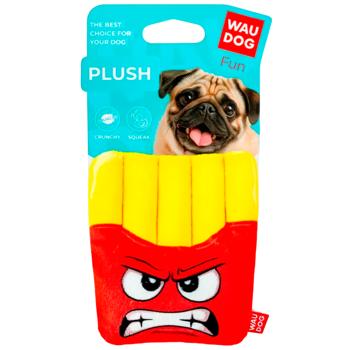 Waudog Fun Plush Картопля фрі іграшка для собак 12х14,5 см - різнокольоровий - купити, ціни на MasterZoo - фото 1