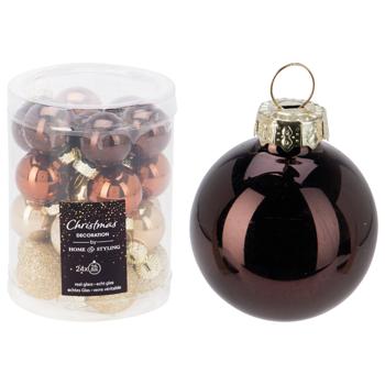 Koopman Christmas Ball 25mm Amber