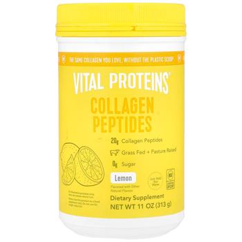 Пептиди колагену, Collagen Peptides, Vital Proteins, лимон, порошок, 313 г - купити, ціни на Біотус - фото 1