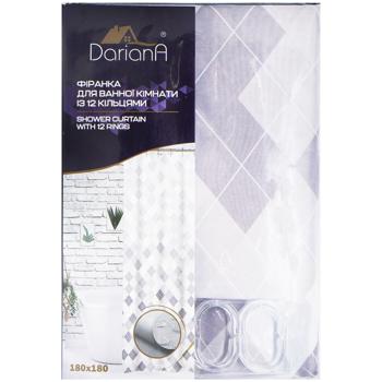 DarianA Shower Curtain 180*180cm - buy, prices for Auchan - photo 1