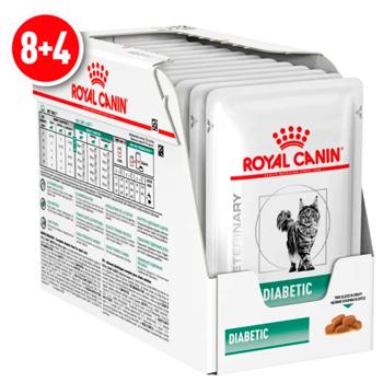 Корм вологий Royal Canin Diabetic для котів з цукровим діабетом 12шт х 85г - купити, ціни на MasterZoo - фото 1