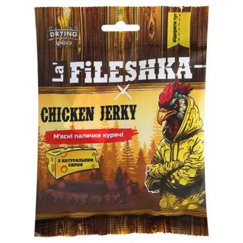 Палочки мясные La Fileshka куриные с творогом 40г - купить, цены на Эпицентр FOOD - фото 1