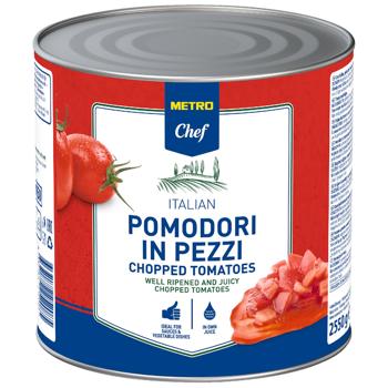 Metro Chef Chopped Tomatoes 2.55kg - buy, prices for METRO - photo 1