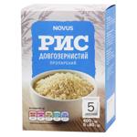 Novus Long Grain Parboiled Rice in Bags 5x80g