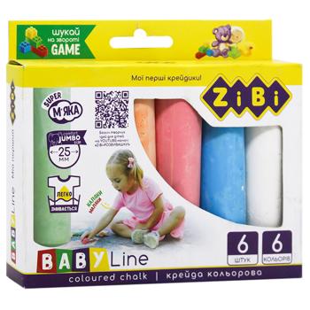 ZiBi Jumbo Color Chalk 6 pcs - buy, prices for Za Raz - photo 2