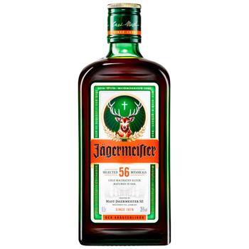 Лікер Jagermeister 35% 0,5л - купити, ціни на КОСМОС - фото 1