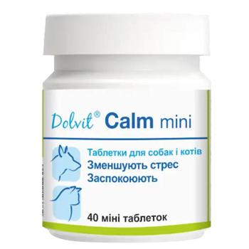 Dolfos Dolvit Calm Mini Tablets for Cats and Dogs of Small Breeds 40pcs - buy, prices for MasterZoo - photo 1