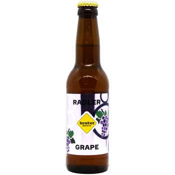 Brater Radler Grape Unfiltered Light Beer 3% 0.33l