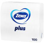 Zewa Plus White Paper Table Napkins 100pcs