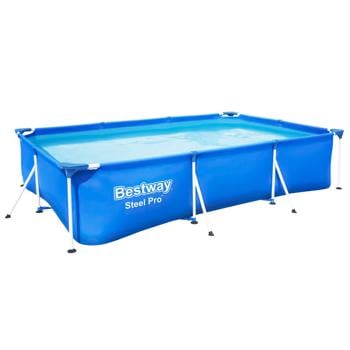 Басейн Bestway Steel Pro Frame Pool Set з фільтруючим насосом 300x201x66см - купити, ціни на Auchan - фото 1