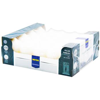 Свечка Metro Professional бежевая 38х70мм 20шт