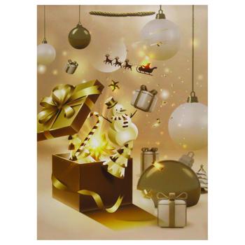 Пакет бумажный Angel Gifts Новогодний 40*55*15см - купить, цены на ULTRAMARKET - фото 2