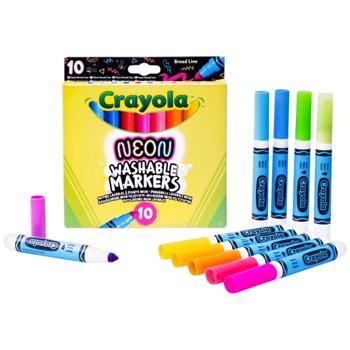 Фломастери Crayola Neon широка лінія 10шт - купити, ціни на METRO - фото 2