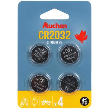 Auchan Standart Batteries CR2032 4pcs - buy, prices for Auchan - photo 1