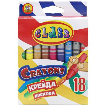 Мел Class восковая 18шт - купить, цены на Auchan - фото 2