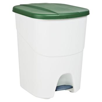 Aro Dustbin with Pedal and Green Lid 25l - buy, prices for METRO - photo 1