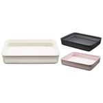 Ucsan Plastik Drop A4 Rectangular Basket 4.7l in assortment