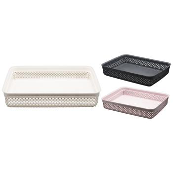 Ucsan Plastik Drop A4 Rectangular Basket 4.7l in assortment - buy, prices for METRO - photo 1