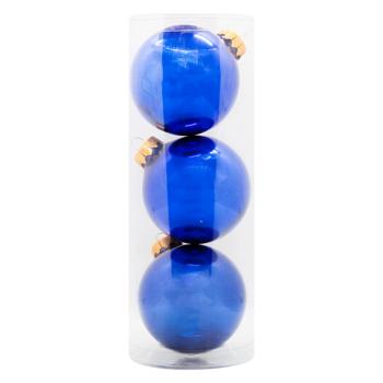 Glass Ball Decoration without Pattern 80mm 3pcs - buy, prices for - photo 3