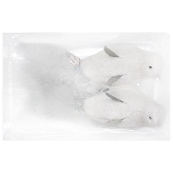 Набір пташок 2 шт, 17*11*6 см білі арт. JX24050 9245 И719 - купить, цены на Таврия В - фото 3