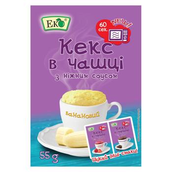 Eko Cupcake in a Cup with Banana Sauce Baking Mix 55g
