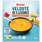 Auchan Frozen Soup with 5 Vegetables 1kg