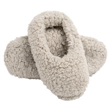 Капці домашні чешки жіночі хмаринки (м'які) beige р.38-39 Twins, пара - buy, prices for Ideal - photo 1