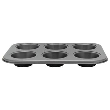 Metal Cupcake Mold for 6 pieces