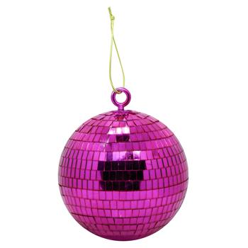 Koopman Mirror Christmas Ball 16cm Pink - buy, prices for NOVUS - photo 1