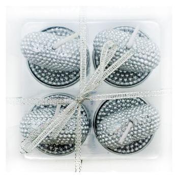 Свечи вертикальные со стразами 4шт - купить, цены на Чудо Маркет - фото 1