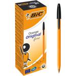Ручка кулькова Bic Orange чорна 20шт