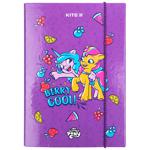 Kite My Little Pony B5 Cardboard Notebook Folder with Elastic Band