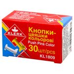 Кнопки-гвоздики Klerk цветные 30шт KL1809