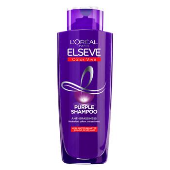 L'Oreal Paris Elseve Color Vive Purple For Blond And Light-Colored Hair Tint Hair Shampoo 200ml - buy, prices for - photo 1