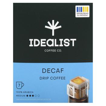 Дріп-кава Idealist Coffee Decaf без кофеїну 12г*7шт - купити, ціни на - фото 2