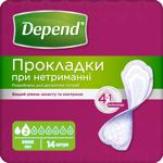 Depend Comfort-Protect Mini Urological Pads 14pcs