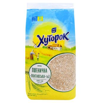 Крупа пшеничная Хуторок Полтавская №3 800г