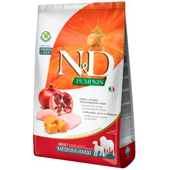 Farmina N&D Pumpkin Dry Food with Chicken, Pumpkin and Pomegranate for Medium and Large Breed Dogs 2.5kg - buy, prices for MasterZoo - photo 1