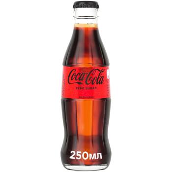 Напій газований Coca-Cola Zero 250мл - купити, ціни на METRO - фото 1