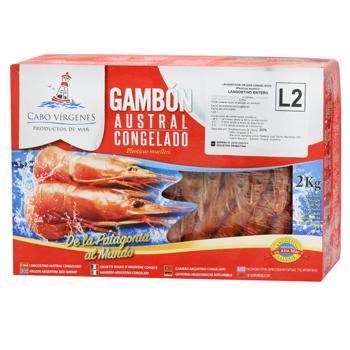 Креветки аргентинські цілі в панцирі заморожені 20/30 2кг - купити, ціни на NOVUS - фото 1